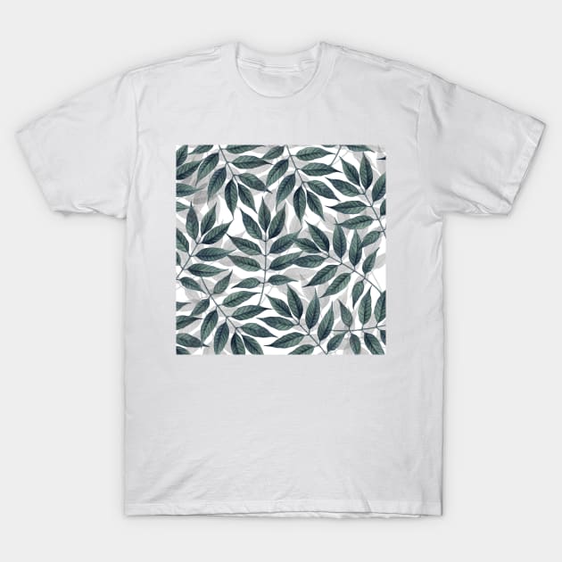 Modern autumn leaves image T-Shirt by InovArtS